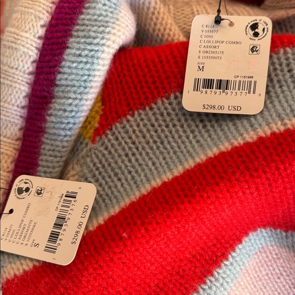 NWT FREE PEOPLE CANDY LANE CASHMERE HOODIE ❤️❤️ - Picture 5 of 5